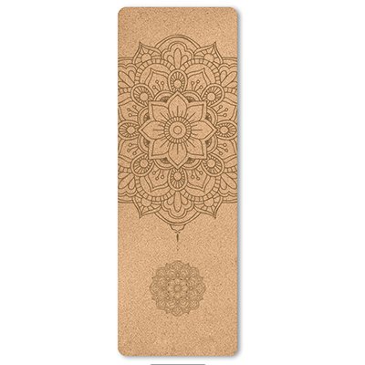 Portable Cork Yoga Non-Slip Exercise Mat Composite Environmentally Friendly TPE - Image 3